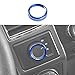 Voodonala Aluminum Alloy Car Inner Switch Knob Ring Cover Trim for Ford F150 XLT 2016 2017 (4WD Switch Trim)