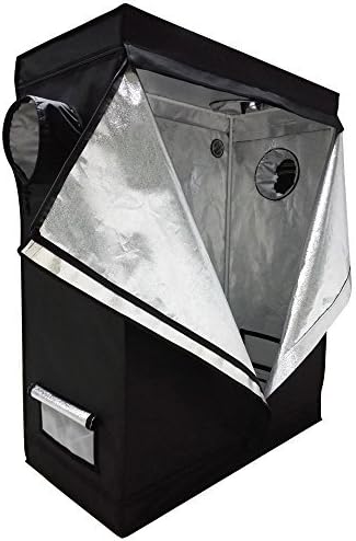 Oshion High-Refective Environment Hydroponic Indoor Grow Tent Green Room Non Toxic Box (48"x24"x60")