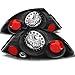 AKKON - For Mitsubishi Eclipse 2Dr Coupe Led Style Black Tail Lights Brake Lamps Replacement Pair Set