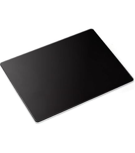 Tapis De Souris De Jeu En Verre Trempé 320x360mm - Blanc - Précision FPS Ultra Rapide