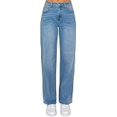 SALT TREE Wax Jeans Women's High Waisted Classic Straight Leg Denim - with Official Tag