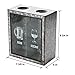 Lily's Home His and Hers Wine Cork and Beer Cap Holder, Makes The Ideal Gift for The Happy and Hydrated Couple, Galvanized Metal (7 3/8