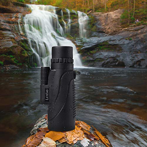 image for LEXSO Monocular Telescope,12x50 HD BAK4 Prism Waterproof High Power Mo