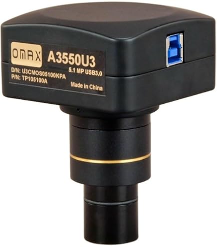 AmScope MD500-CK 5.0 MP USB Still & Live Video Microscope Imager