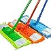 Super Absorbent Microfiber Noodle Dust Mop (Assorted Colors) with Telescoping Pole - Absorbs 3X its Weight!