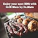Grill Mats Set By Dr. Mats Non-Stick 100% PTFE Material, 500°F Heat Resistant, Dishwasher Safe 15.74”x 13” Baking Mat, Compatible With Electric, Charcoal & Gas Grills + FREE BBQ CookBook E-Book