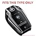 Massimiliano Incas Dobrev Silicone Remote Car Key Fob Cover Case Skin Protector for 2016 2017 2018 BMW 7 Series G11 G12 730i 740i 750i 760 i8 Car Remote Key with Display (Black)