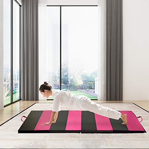 image for ZENOVA Gymnastics Mat 4'x10'x2'' Thick Gym Tumbling Panel Durable Work
