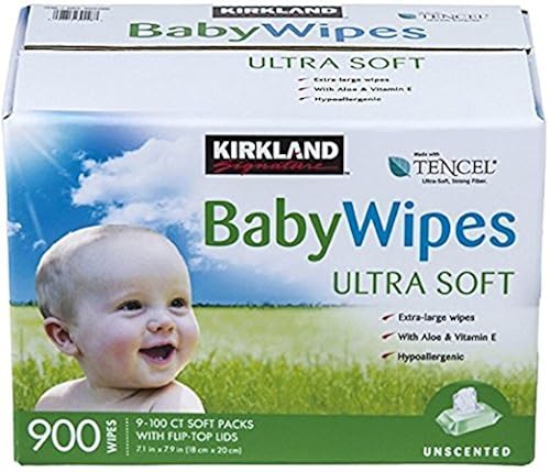 Kirkland Signature Unscented Ultrasoft Baby Wipes in Oman Whizz