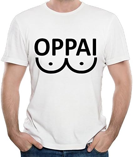 Men's Cartoon One Punch Man OPPAI T Shirt Printing