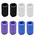 Zaptex 4 Pairs Cotton Sports Basketball Wristband (D, 4inch)