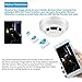 Night Vision Smoke Detector Camera, QUANDU WiFi Hidden Spy Camera DVR Mini Nanny Cam with Motion Detection for Home Security Surveillance Apps for iOS/Android/PC/Mac