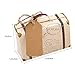 Faylapa Suitcase Candy Boxes, Party Favor Candy Box, Vintage Kraft Paper Gift Bag for Travel Theme Party,Wedding,Birthday,Bridal Shower (Travel Themed 50pcs)