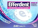 Efferdent Anti-Bacterial Denture Cleanser 240 TABLETS