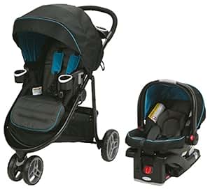 Amazon.com : Graco Modes 3 Lite Travel System Stroller, Poseidon : Baby