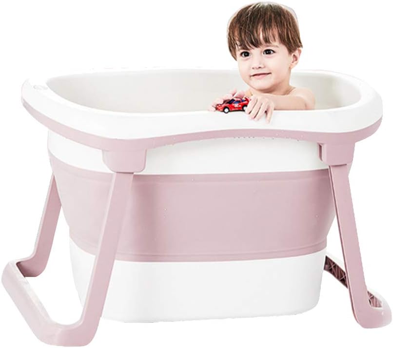 Dakishop Com Br Bebe Puericulture Baignoires Et Sieges De Bain 79 51 51cm Big Space Baignoire Aiye Baignoire Pliante En Plastique Baignoire Pliante Portable 2 Couleurs Bac A Douche Pliant Pour