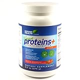 Genuine Health Vegan Proteins+, Natural Strawberry Vanilla Smoothie Flavor, 9.7 oz (275 g)