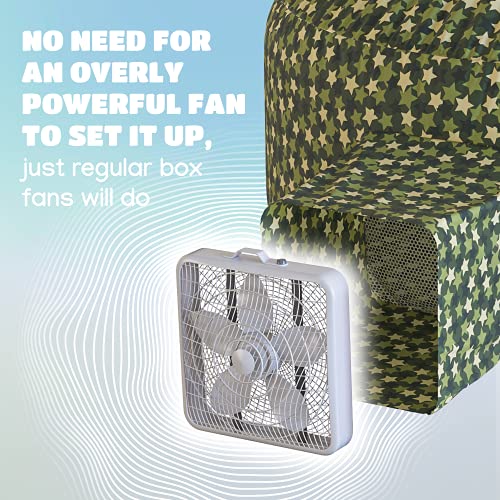 Skywin Air Tent Fort Playhouse for Kids Inflatable Kids Fort Sets Up