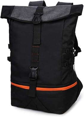 Amazon Co Jp Saniferリュック リュックサック 2層式 大容量 スクエア バックパック メンズ スポーツ 15 6インチ Usbポート付き ブラック シューズ バッグ