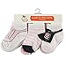 Yoga Sprout Unisex Baby No Show Socks, 6 Pack, Navy/Light Pink, 12-24 Months