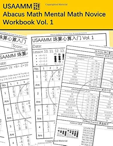 Download USAAMM Abacus Math Mental Math Novice Workbook Vol. 1 PDF