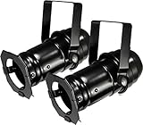 Odyssey PAR 16 Black Pin Spot Lights 2-pack