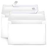 Amazon Basics A9 Blank Invitation Envelopes with Peel & Seal Closure, 5-3/4 x 8-3/4 Inches, White - Pack of 100