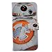Unique BB-8 Droid Pattern Leather Wallet Credit Card Holder Pouch Flip Stand Case Cover For Apple iphone 5 5S SE