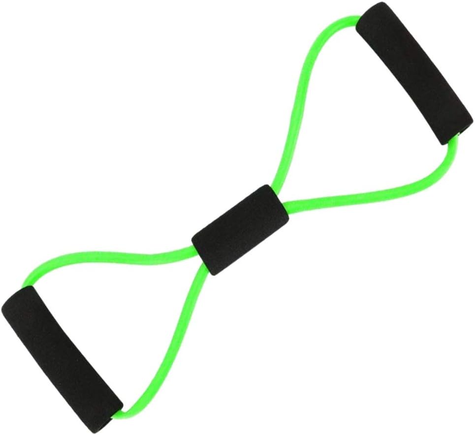 Ardorlove Elastic Band Exercise Bands 8-shaped Resistance Band Chest Fitness Yoga Pull Rope Tube Rubber Muscle Training Stretching Exercise to Find Equipment