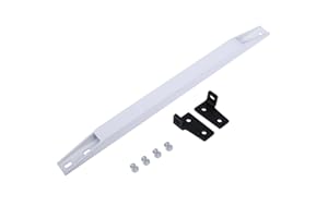 AJP Distributors JDM Rear Lower Subframe Frame Tie Bar Aluminum Strut Bar Brace Suspension Kit White Compatible/Replacement For Civic LX DX EX SI EJ EK EM 1996 1997 1998 1999 2000 96 97 98 99 00