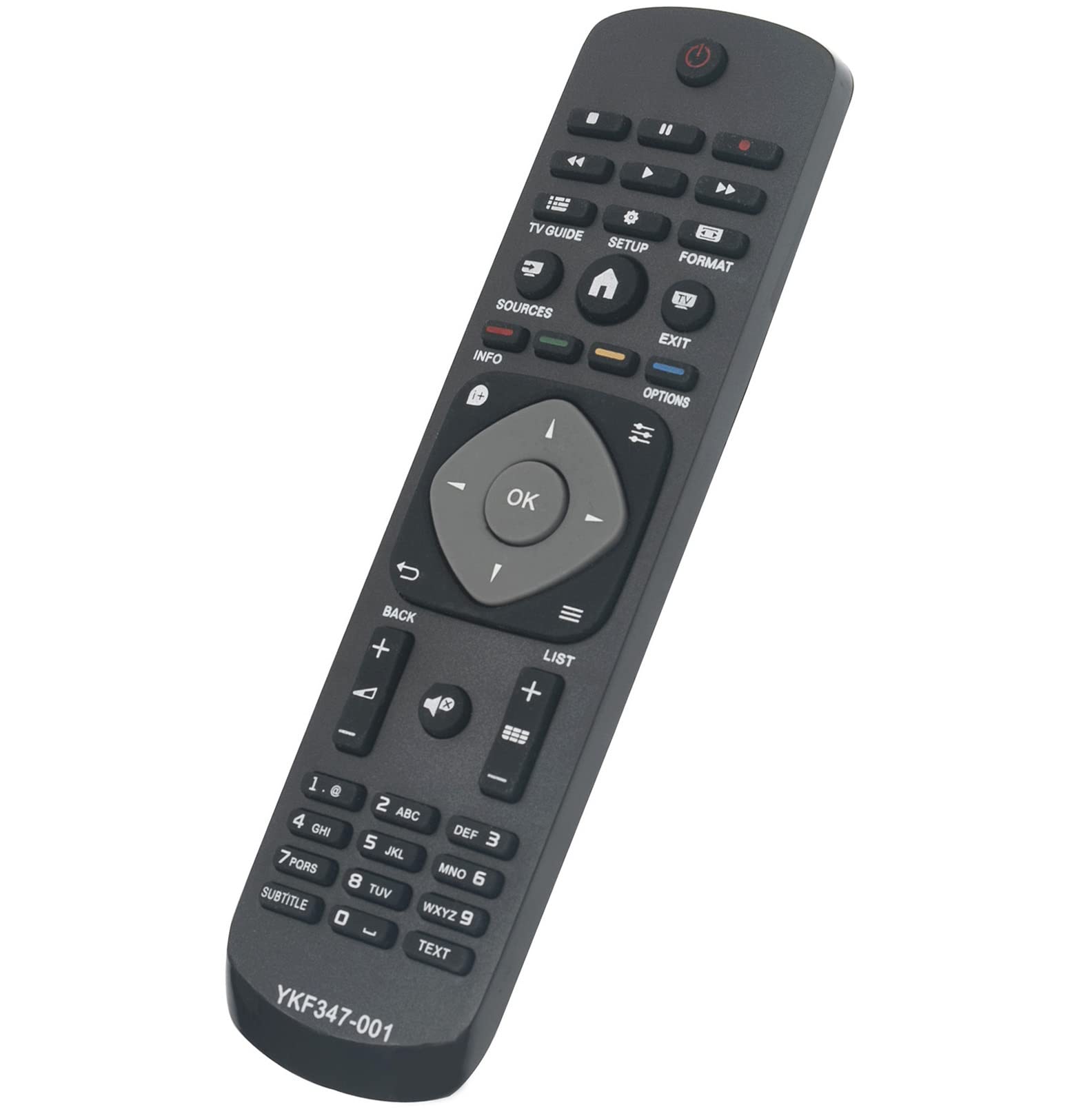 VINABTY Replacement Remote Control YKF347-001 Fit for Philips LED TV 32PHK4201/12 32PHK4201 40PFK4201 32PHK4101/12 32PFK4101 32PHK4101 40PFK4101