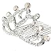 kilofly 13pc Princess Party Favor Crown Crystal Rhinestone Tiara Hair Comb Clip