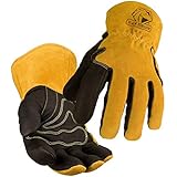 Welding Gloves, Pigskin, M, 12-1/2inL, PR