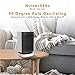 WEINAS Portable Space Heater, Ceramic Electric Heater 950W Auto Oscillating 3 Modes 2S Heat-up, Overheat/Tip-Over Protection Personal Desk Heater Fan for Home Office