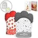 BabyBliss Teething Mittens (2 pcs) | Self-Soothing Unisex Teether Toys | Hypoallergenic Teething Glove for Boys and Girls | BPA-Free, Food-Grade Silicone Mitt | Baby Shower Gift