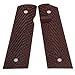 Cool Hand 1911 G10 Grips, Screws Included, Full Size (Government/Commander), Magwell Cut, Ambi Safety Cut, Mag Release, OPS Texture (Red/Black)