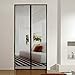Homitt Magnetic Screen Door with Heavy Duty Mesh Curtain and Full Frame Hook&Loop Fits Door Size up to 34