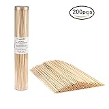 TONGYE Premium Natural BBQ Bamboo Skewers for Shish Kabob, Grill, Appetizer, Fruit, Corn, Chocolate Fountain, Cocktail and More Food, More Size Choices 4