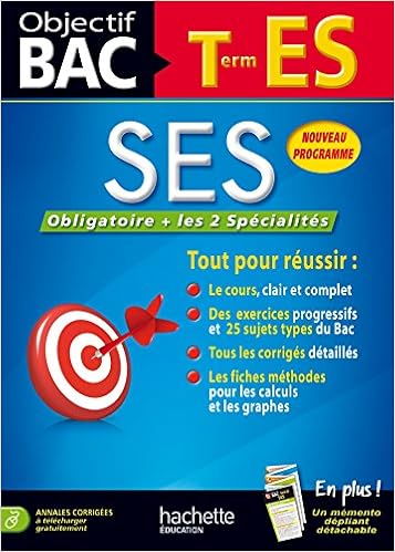 Objectif Bac Ses Term Es Amazon Fr Joubert Mickael Hetier Helene Clerc Denis Livres