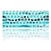 TOP CASE Wave Series Silicone Keyboard Cover Skin Compatible with MacBook Air 11