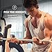 Bluetooth Wireless Workout Headphones by PLUMSOTT | Best Sports Cordless Earbuds for iPhone Running Gym | Waterproof IPX7 Rated | Built in Mic Headset | Black