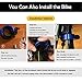 TWOOC Bicycle Bells for Bike Bell Ring Horn Accessories, Suitable for Mountain Biking and Road Bikes, Black