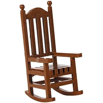 Darice 9190-562Timeless Miniatures, Wood Rocking Chair