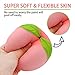 Rienar Jumbo Colossal Squishies Peach Very Soft Slow Rising Cream Scented, 4 inches
