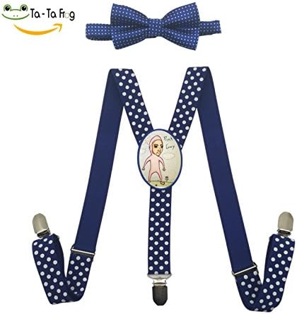 Filthy Frank Suspender&amp;Bow Tie Set Adjustable Clip-on Y-Suspender kids