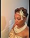 BABEYOND 1920's Flapper Headband Great Gatsby Inspired Headpiece 1920s Flapper Gatsby Accessories Art Deco Hair Accessories Headband (Gold)