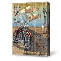 signwin-Canvas Wall Art-Vintage Rustic Style-Canvas Prints Home Artwork Decoration for Cafe Bar - 12x18 inches