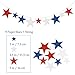 PBPBOX Fourth of July Decorations Patriotic Decoration Independence Day Party Supplies, Include Pennant Flags 24 Feet, 6 Foil Hanging Swirls, 9 Star Cutouts