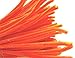 Caryko Super Fuzzy Chenille Stems Pipe Cleaners, Pack of 100 (Orange)