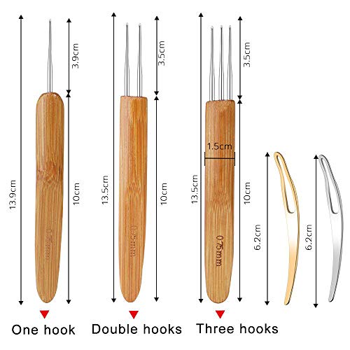 2 ONESING+Dreadlocks+Crochet+Needles+Dreadlock